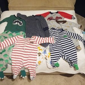 Baby Boy Footie Sleepers